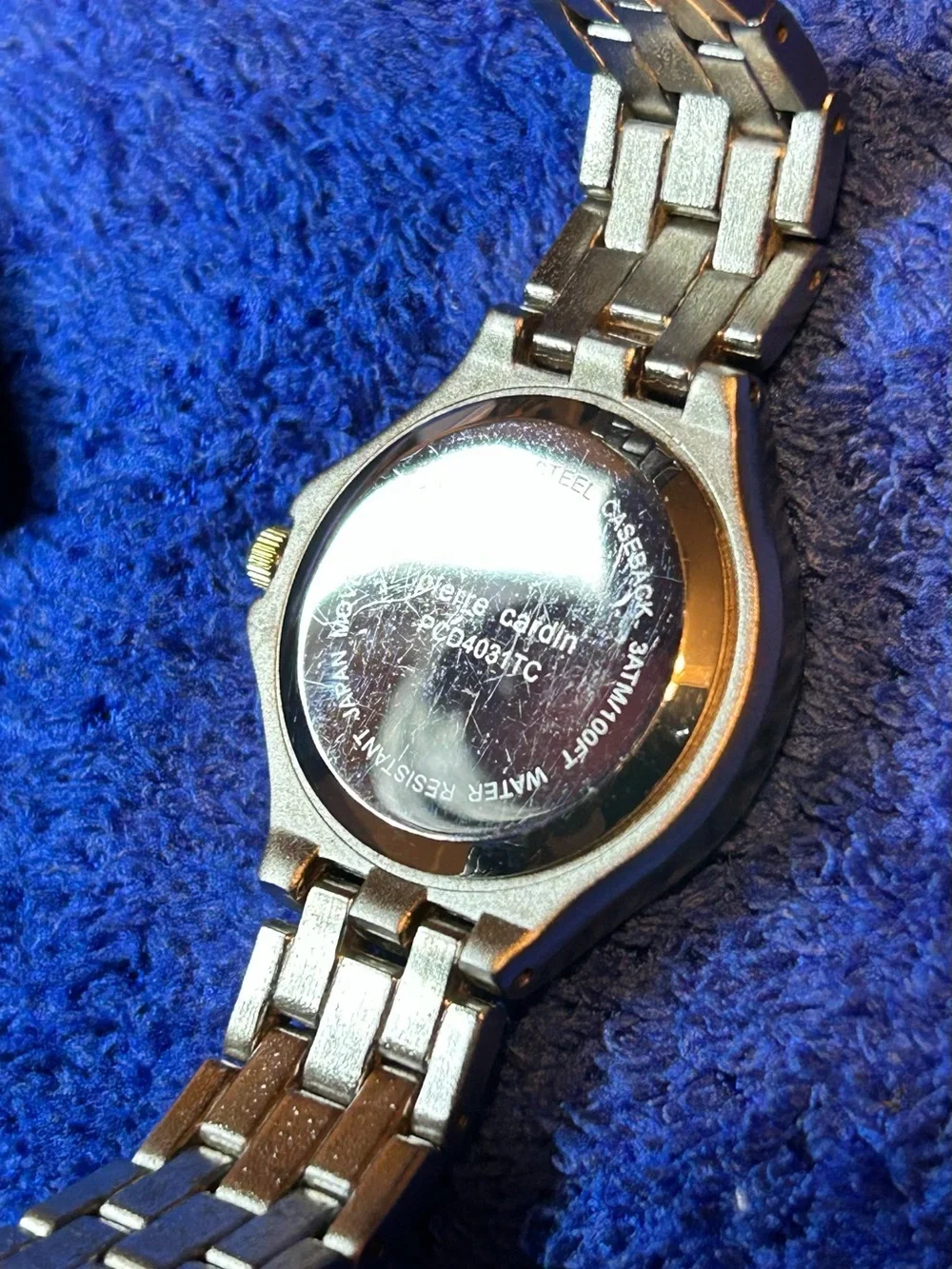 His and Hers Pierre Cardin diamond wristwatches waterproofing PCD4031TC/PCD2031T